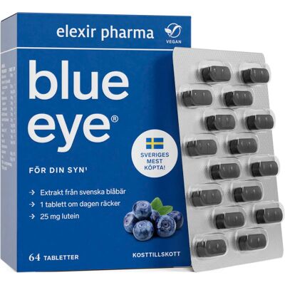 Elexir Pharma Blue Eye® 64 tabletter Elexir Pharma Blue Eye® 64 tabletter