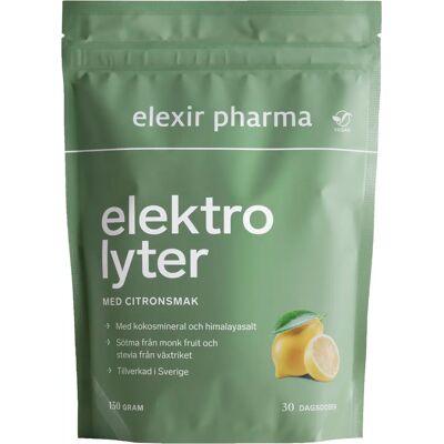 Elexir Pharma Elektrolyter Citron 150 g Elexir Pharma Elektrolyter Citron 150 g
