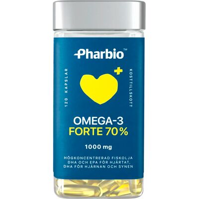 Pharbio Omega-3 Forte Kapsel 120st Pharbio Omega-3 Forte Kapsel 120st