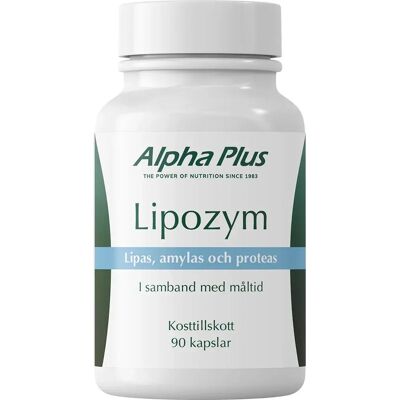 Alpha Plus Lipozym 90 kapslar Alpha Plus Lipozym 90 kapslar