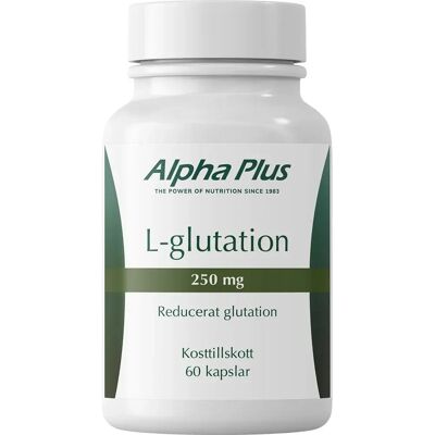 Alpha Plus L-glutation 250 mg 60 kapslar Alpha Plus L-glutation 250 mg 60 kapslar