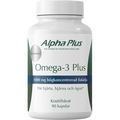 Alpha Plus Omega-3 Plus 90 kapslar Alpha Plus Omega-3 Plus 90 kapslar