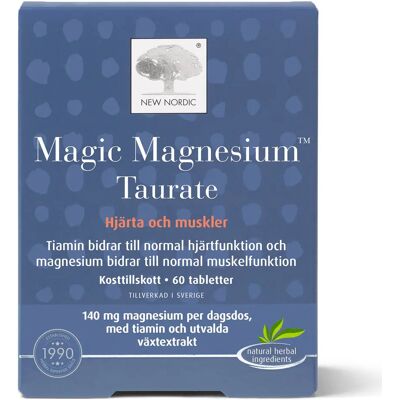 New Nordic Magic Magnesium Taurate 60 st New Nordic Magic Magnesium Taurate 60 st