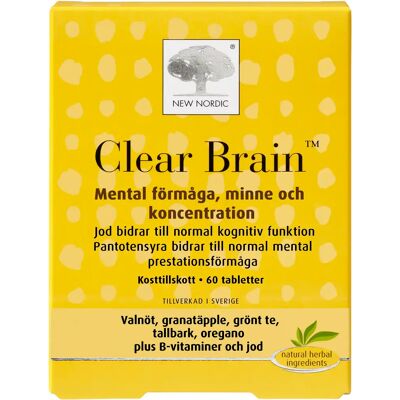 New Nordic Clear Brain 120 st New Nordic Clear Brain 120 st