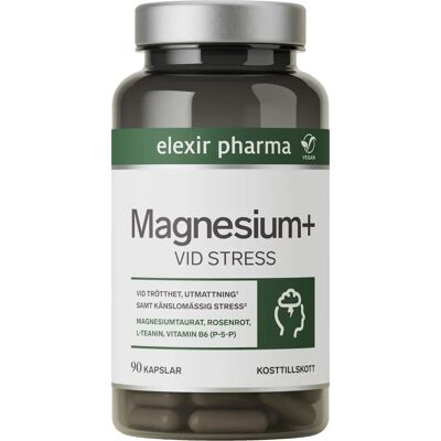 Elexir Pharma Magnesium+ Vid stresss 90 kapslar Elexir Pharma Magnesium+ Vid stresss 90 kapslar