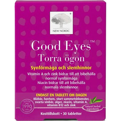 New Nordic Good Eyes Torra Ögon 30 st New Nordic Good Eyes Torra Ögon 30 st