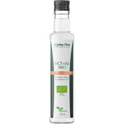 Alpha Plus MCT-olja EKO 250 ml Alpha Plus MCT-olja EKO 250 ml