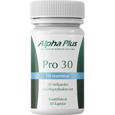 Alpha Plus Pro 30, 30 kapslar Alpha Plus Pro 30, 30 kapslar