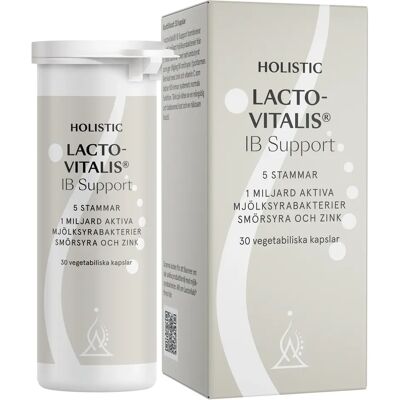 Holistic Lactovitalis IB support 30 kapslar Holistic Lactovitalis IB support 30 kapslar
