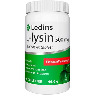 Ledins L-Lysin 500 mg, 60 st Ledins L-Lysin 500 mg, 60 st