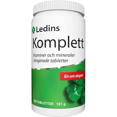 Ledins Komplett Multivitamin 100 st Ledins Komplett Multivitamin 100 st