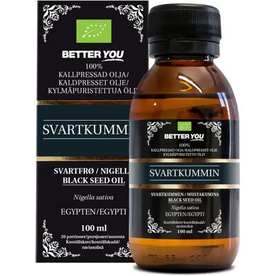 Better You Svartkumminolja EKO Kallpressad 100 ml Better You Svartkumminolja EKO Kallpressad 100 ml