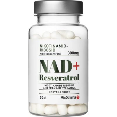 BioSalma NAD+ 300mg +Reservatrol 60 st BioSalma NAD+ 300mg +Reservatrol 60 st