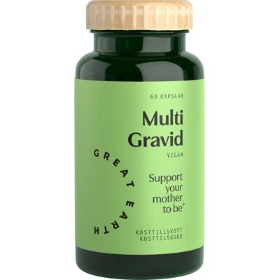 Great Earth Multi Gravid 60 kapslar Great Earth Multi Gravid 60 kapslar