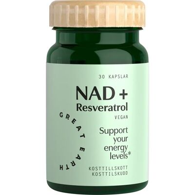 Great Earth NAD+ Resveratrol 30 st Great Earth NAD+ Resveratrol 30 st