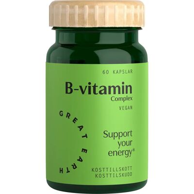 Great Earth B-vitamin Complex 60 st Great Earth B-vitamin Complex 60 st