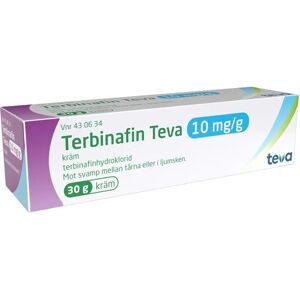 Terbinafin Teva kräm 10 mg/g 30 g Terbinafin Teva kräm 10 mg/g 30 g