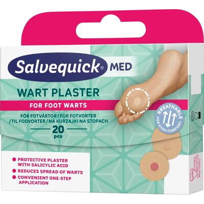 Salvequick MED Wart Plaster 20 st Salvequick MED Wart Plaster 20 st