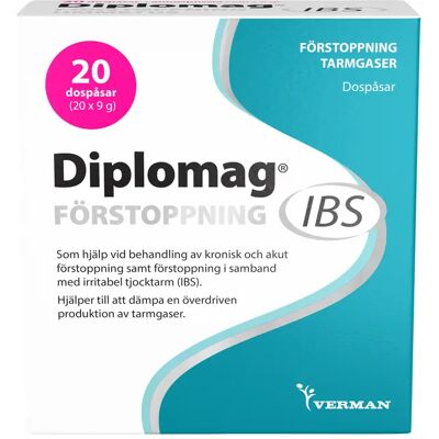 Diplomag IBS Förstoppning Dospåsar 20 st Diplomag IBS Förstoppning Dospåsar 20 st