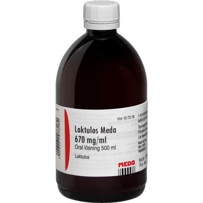 Laktulos Meda oral lösning 670 mg/ml 500 ml Laktulos Meda oral lösning 670 mg/ml 500 ml