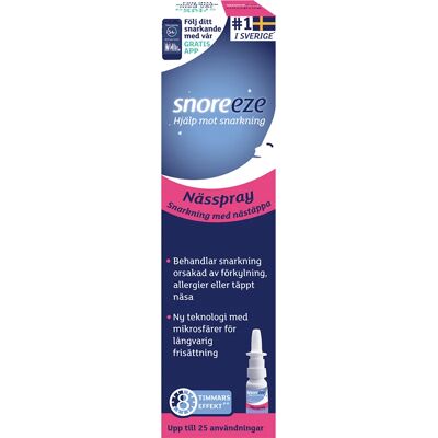 Snoreeze Nässpray 10 ml Snoreeze Nässpray 10 ml