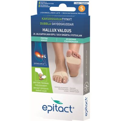 Epitact Dubbla Kudde - Smärtlindring vid hallux valgus och framfoten Epitact Dubbla Kudde - Smärtlindring vid hallux valgus och framfoten