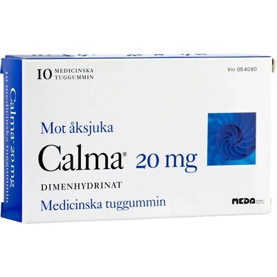 Calma medicinskt tuggummi 20 mg 10 st Calma medicinskt tuggummi 20 mg 10 st