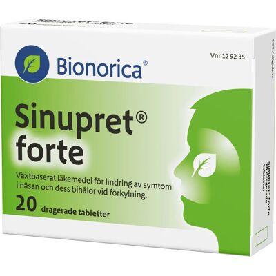 Sinupret forte dragerad tablett 20 st Sinupret forte dragerad tablett 20 st