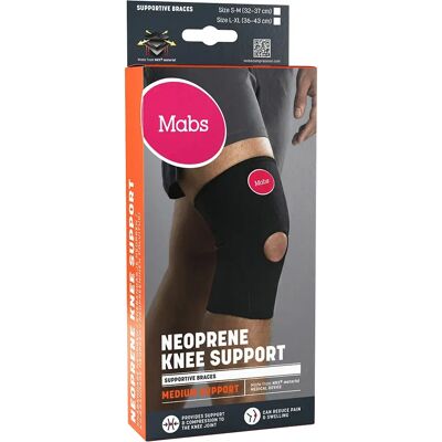 Mabs Neopren Knäbandage Svart L/XL Mabs Neopren Knäbandage Svart L/XL