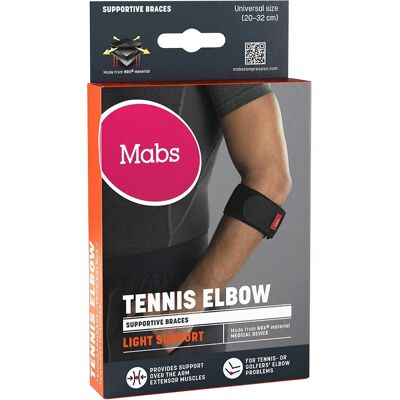 Mabs Stöd Tennisarmbåge Svart One Size Mabs Stöd Tennisarmbåge Svart One Size