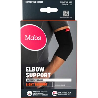 Mabs Armbågsstöd Svart One Size Mabs Armbågsstöd Svart One Size