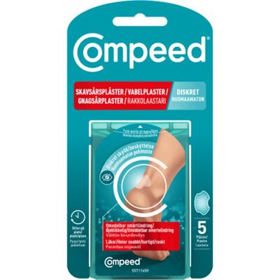 Compeed Skavsårsplåster Diskret 5 St Compeed Skavsårsplåster Diskret 5 St