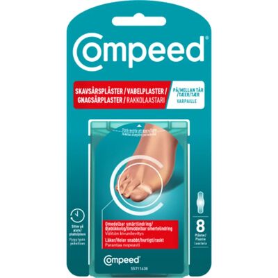 Compeed Skavsårsplåster On Toes Tår 8 St Compeed Skavsårsplåster On Toes Tår 8 St