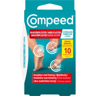 Compeed Skavsårsplåster Mix 10 St Compeed Skavsårsplåster Mix 10 St