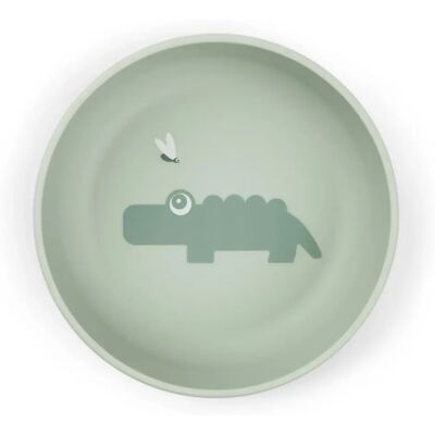 Done by Deer Foodie Bowl Croco Green Done by Deer Foodie Bowl Croco Green