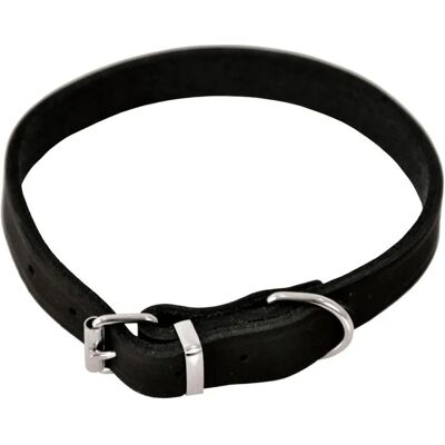 Dogman Halsband Läder Svart 14 mm x 35 cm Dogman Halsband Läder Svart 14 mm x 35 cm
