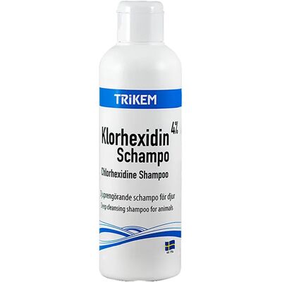 Trikem Klorhexidin Schampo - Hund, Katt, Häst - 200ml Trikem Klorhexidin Schampo - Hund, Katt, Häst - 200ml