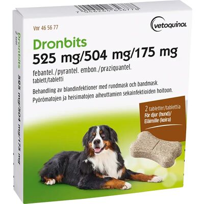 Dronbits tablett 525 mg/504 mg/175 mg 2 st Dronbits tablett 525 mg/504 mg/175 mg 2 st