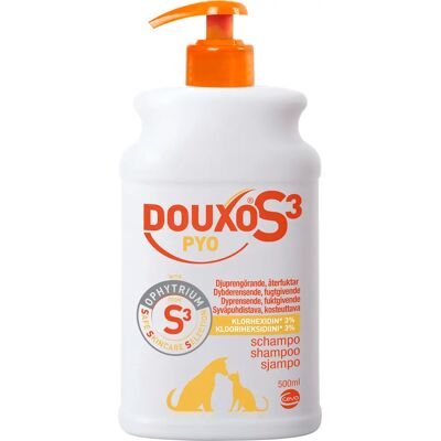 Douxo S3 Pyo Shampoo - Djup rengöring för hundar, katter & hästar Douxo S3 Pyo Shampoo - Djup rengöring för hundar, katter & hästar