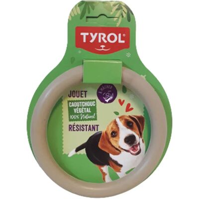 Tyrol Hundleksak Ring Naturgummi 14,5 cm Tyrol Hundleksak Ring Naturgummi 14,5 cm