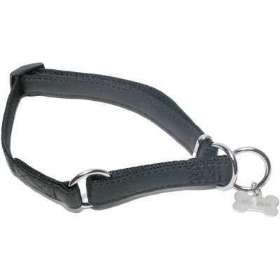 McBen Halvstryp Skinnimitation Ställbart Svart 20 mm/35-50 cm McBen Halvstryp Skinnimitation Ställbart Svart 20 mm/35-50 cm