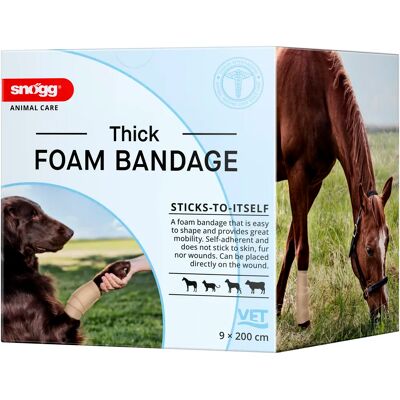 Snögg Foam Bandage Thick 9 cm x 2 m Snögg Foam Bandage Thick 9 cm x 2 m