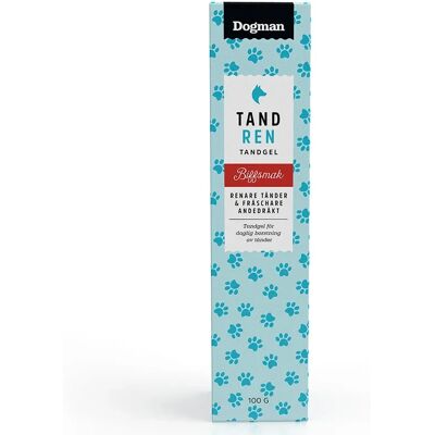Dogman Tanngel - Bovsmak - Daglig tandvård - 100g Dogman Tanngel - Bovsmak - Daglig tandvård - 100g