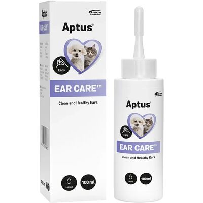 Aptus Ear Care 100ml - Öronrengöring för hundar och katter Aptus Ear Care 100ml - Öronrengöring för hundar och katter