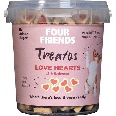 FourFriends Dog Treatos Love Hearts - 500g/4kg - Hundgodis FourFriends Dog Treatos Love Hearts - 500g/4kg - Hundgodis