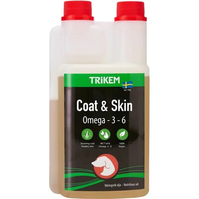 Trikem Märke Omega 3 & 6 för Päls och Hud - Hundtillskott Trikem Märke Omega 3 & 6 för Päls och Hud - Hundtillskott