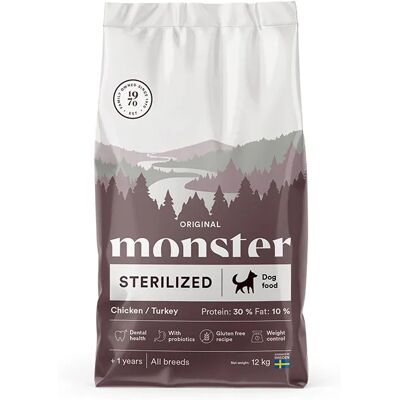 Monster Dog Original Sterilized Chicken/Turkey 12 kg Monster Dog Original Sterilized Chicken/Turkey 12 kg