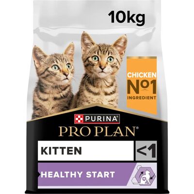 PURINA PRO PLAN Kitten Healthy Start Chicken Torrfoder Katt 10kg PURINA PRO PLAN Kitten Healthy Start Chicken Torrfoder Katt 10kg