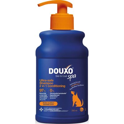 Douxo Skin & Coat SPA Ultra-Safe 2-in-1 Schampo & Balsam 250 ml Douxo Skin & Coat SPA Ultra-Safe 2-in-1 Schampo & Balsam 250 ml