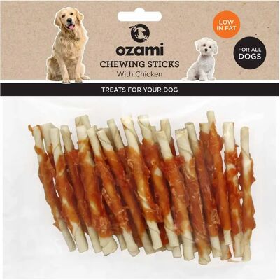 Ozami Chewing Stick With Chicken 12,5cm 320g Ozami Chewing Stick With Chicken 12,5cm 320g